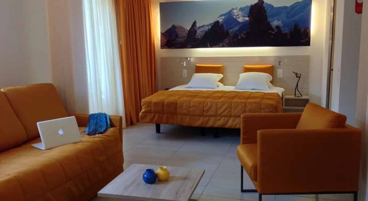 Contract Hotel Tamaro ad Ascona Svizzera. Arredamento realizzato su misura da Chiavgato Contract