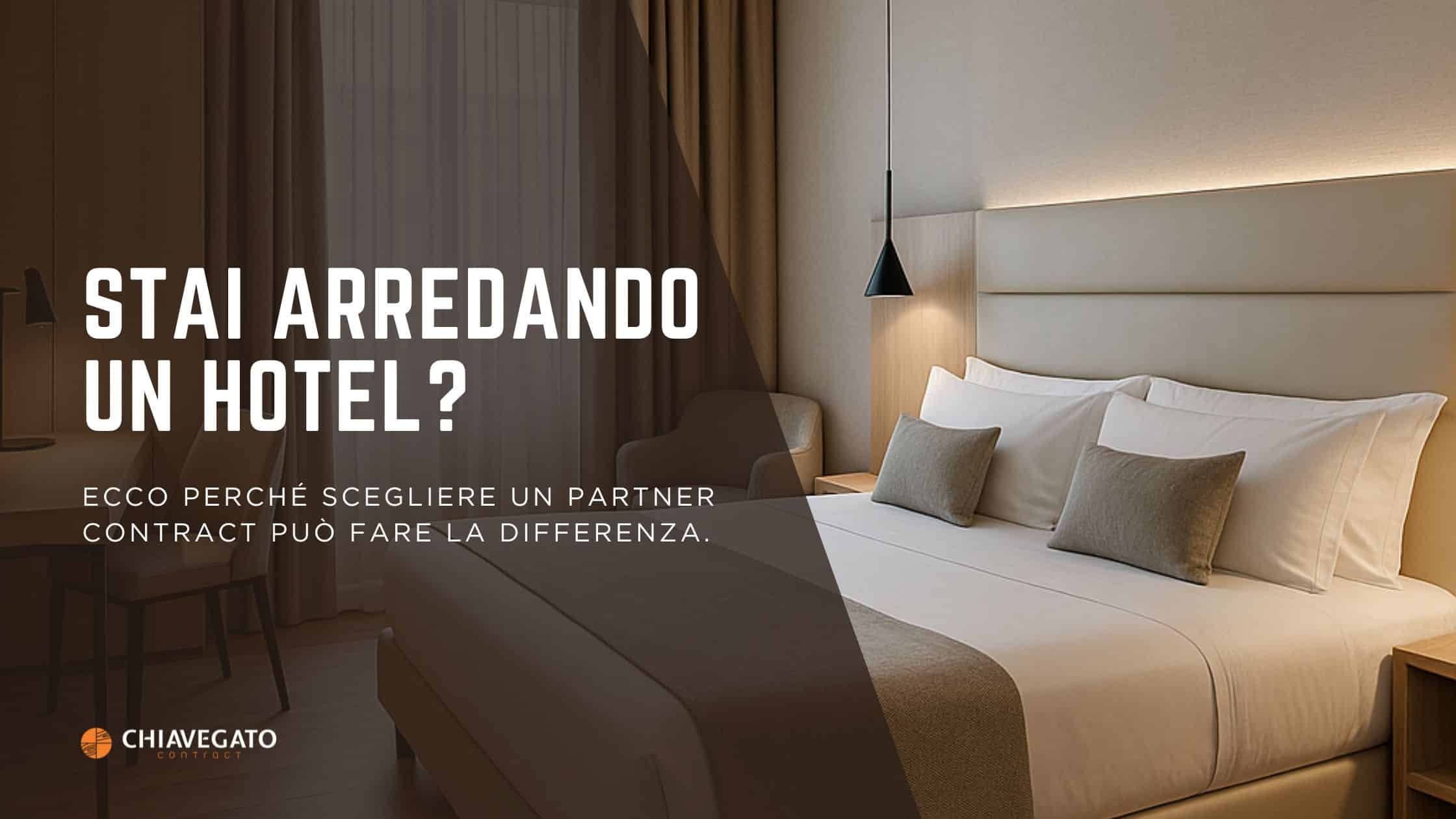 camera di hotel moderna con arredi su misura a Verona realizzati da azienda contract Chiavegato