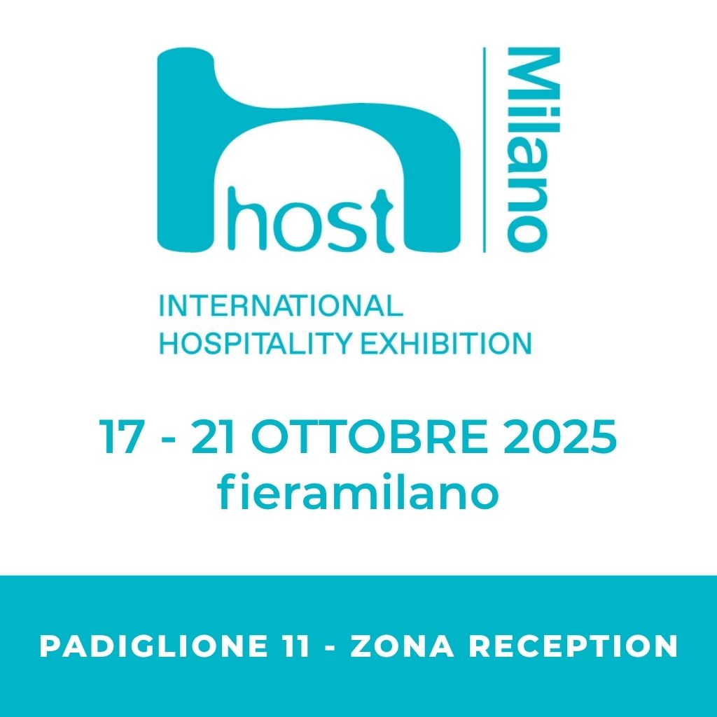 Chiavegato Contract presente a Fiera Host Milano 2025 – arredamento su misura per hotel, ristoranti e locali contract.