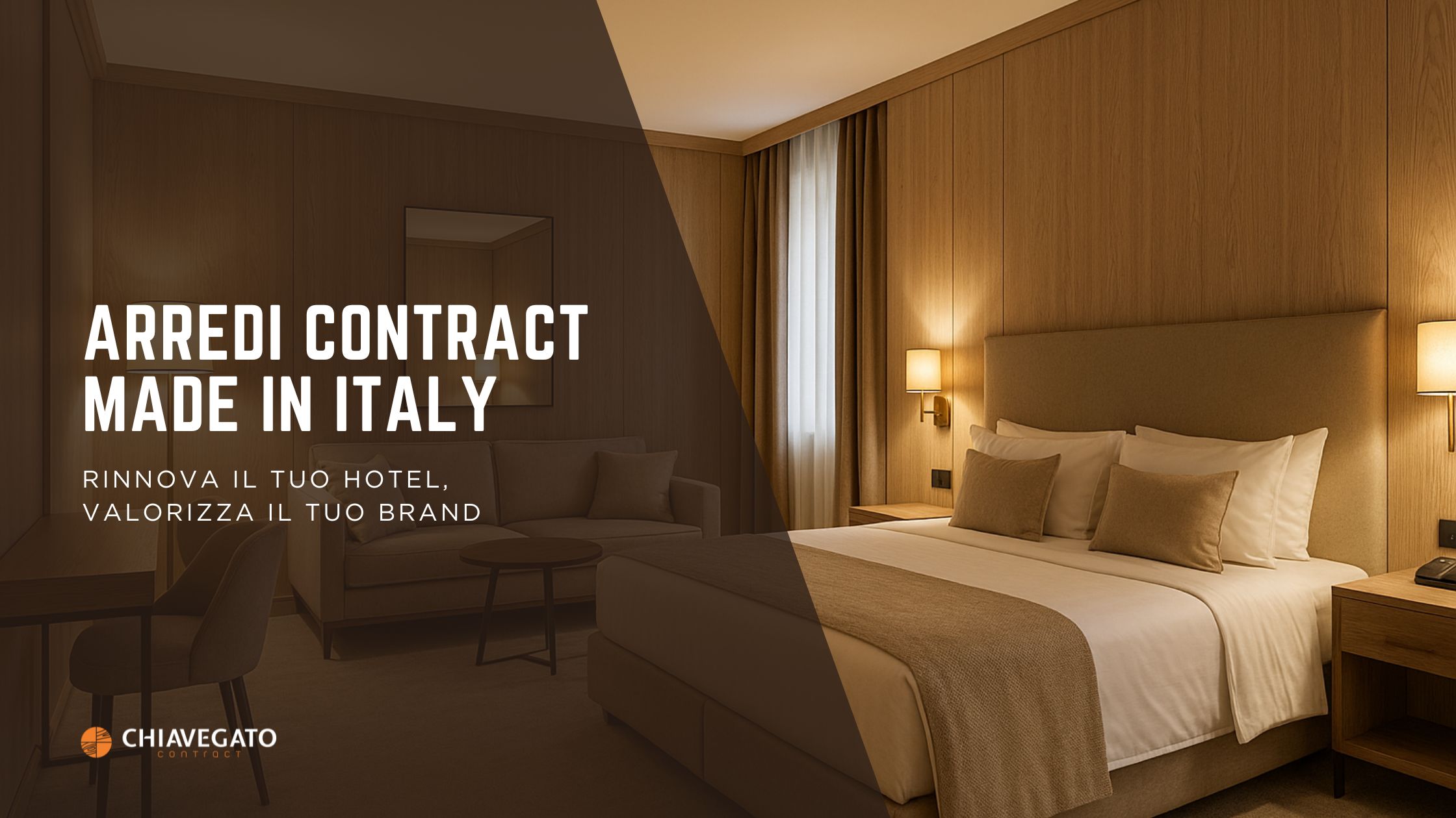 Arredi contract su misura per restyling hotel – design Chiavegato Contract