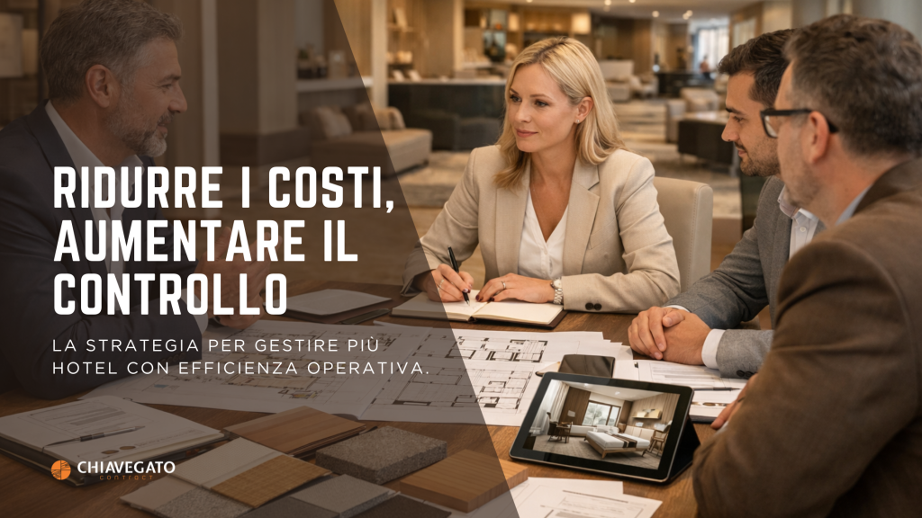 Gestione dell’arredamento contract per catene alberghiere con pianificazione di più strutture hotel